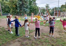 Tělocvik na školním hřišti