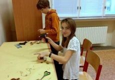 Projektový den 7. A - vánoční dílna