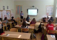 Beseda s policistkou Beseda s policistkou