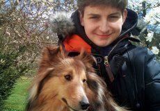11. Miro, 8. C, pes King, rasa Sheltie (Shetland sheepdog) Máme ho od 2 měsíců. V květnu mu budou 2 roky.
