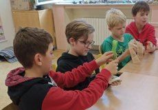 Přípravy na vánoční jarmark Přípravy na vánoční jarmark