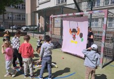 3.D, 4.C - spolupráce s MŠ - sportovní odpoledne 3.D, 4.C - spolupráce s MŠ - sportovní odpoledne