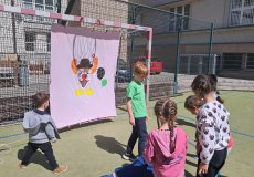 3.D, 4.C - spolupráce s MŠ - sportovní odpoledne 3.D, 4.C - spolupráce s MŠ - sportovní odpoledne