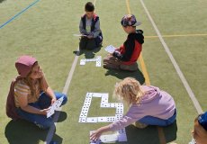 3.D, 4.C - spolupráce s MŠ - sportovní odpoledne 3.D, 4.C - spolupráce s MŠ - sportovní odpoledne