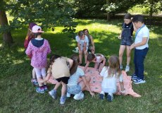 Sportovně hravé odpoledne ve Stromovce, všechny třídy Sportovně hravé odpoledne ve Stromovce, všechny třídy
