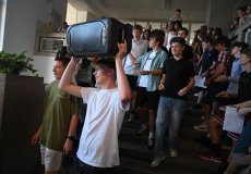Rozloučení s deváťáky Rozloučení s deváťáky