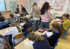 Evropský den jazyků - francouzština se žáky 8. roč.