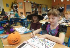 Halloweenské učení a hrátky
