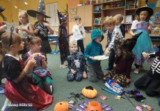 Halloweenské učení a hrátky