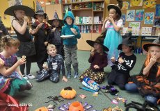 Halloweenské učení a hrátky