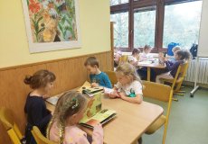 Návštěva školní knihovny