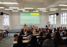 Workshop v posluchárně univerzity