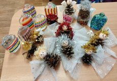 Vyrobili jsme na adventní trhy.