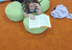 Školní knihovna - malí čtenáři