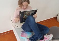 Školní knihovna - malí čtenáři