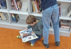 Školní knihovna - malí čtenáři