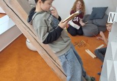 Školní knihovna - malí čtenáři