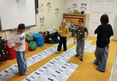 Třídění listů A3 podle správného pořadí