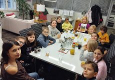 Redakční tým dětí s paní místostarostkou