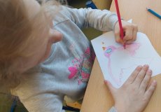 Jarní tvoření - letící ptáček