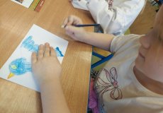 Jarní tvoření - letící ptáček