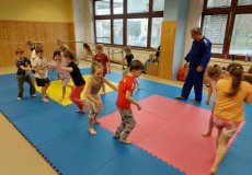 Sportík s trenérem juda