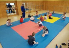 Sportík s trenérem juda