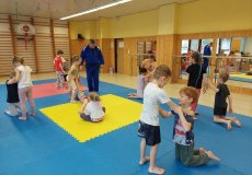 Sportík s trenérem juda