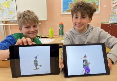 Veselá animace na čarodějnické téma ve výtvarce