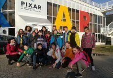 Projektový den (2.4.19)jsme si užili na výstavě animovaného filmu společnosti Pixar. 